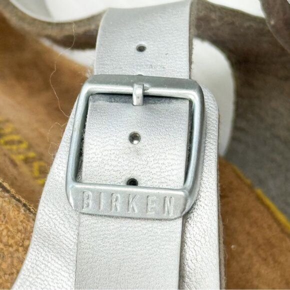 Birkenstock Gizeh Sandals Silver size 7 - Picture 8 of 16